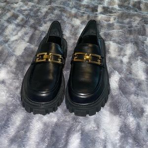 High platform loafers